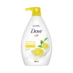 Dove Energising Body wash with energising lemon scent and nourishing Vitamin C, 100% gentle and paraben free/sulphate free cleansers, 100% plant- based moisturisers, 800ml - Fast Shipping to USA & Canada