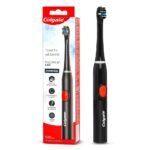 Colgate ProClinical 150 Charcoal Sonic Battery Powered Electric Toothbrush (with Replaceable Brush Head Included), Adult, Pack of 1 - Fast Shipping to USA & Canada