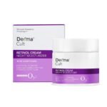 O3+ Derma Cult Retinol Cream Night Moisturizer for Wrinkles Radiance with Adaptogen, 25g - Fast Shipping to USA & Canada