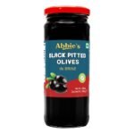 Abbie's Black Pitted Olive 450g Pack Of 1, Product of Spain - Fast Shipping to USA & Canada