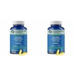 Carbamide Forte Double Strength Fish Oil 1000mg with Omega 3 600mg -120 Capsules (Pack of 2) - Fast Shipping to USA