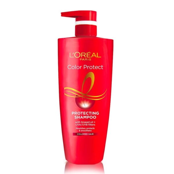 L'Oreal Paris Shampoo, Vibrant & Revived Colour, For Colour-treated Hair, Protects from UVA & UVB, Colour Protect, 650ml
