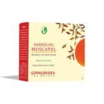 Gopaldhara Darjeeling Tea | Long Leaf Muscatel Tea| Premium Darjeeling Second Flush Whole Leaf Black Tea | 200g Loose Leaf Paper Box | Special FTGFOP1 Fresh Summer Muscatel Tea From the Highest Elevation of 7000 Feet | Premium Series - Fast Shipping to USA & Canada