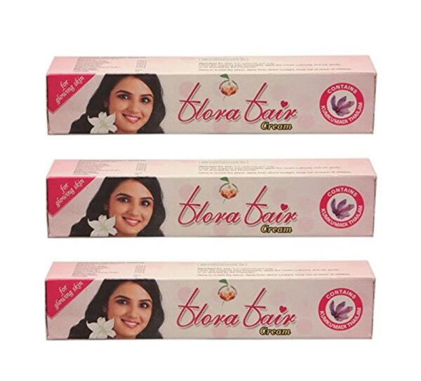 Vaidyaratnam Flora Fair Cream 20gm (PACK OF 3)