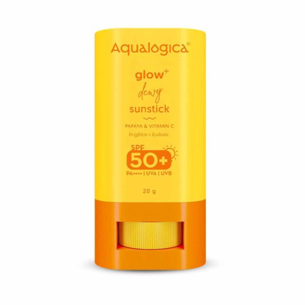 Aqualogica Glow+ Dewy Sunstick With Papaya & Vitamin C - 20G, Spf 30, Spf 50, All - Fast Shipping to USA & Canada