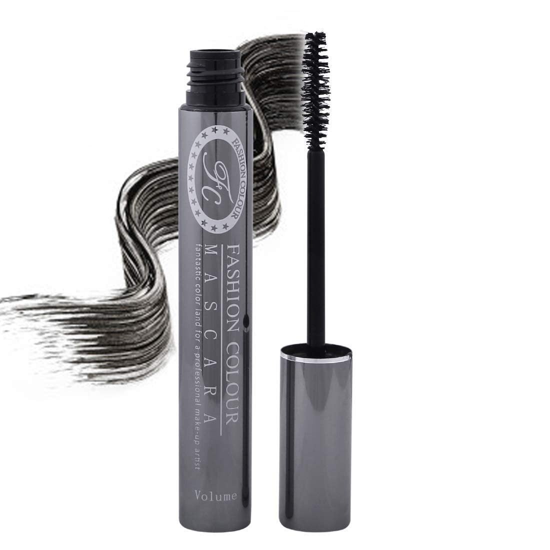 51TdBUNFh7L-1.jpg Fashion Colour Mascara Waterproof Black | Long Lasting | Light Weight | Quick Dry | Highly Pigmented Colour | Waterproof Volume Mascara | Smudge Proof Curling Mascara For Eye Makeup | Jet Black (10ML) - Fast Shipping to USA & Canada - Image 1