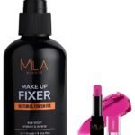 MILA Beaute Makeup Fixer |Makeup Setting Spray | Dermatalogically Tested 75ml Pro Matte Lipstick | Creamy Matte Lipstick | Shade - Shridevi, 4.2g - Fast Shipping to USA & Canada