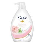 Dove Soothing Rose & Aloe Vera Body Wash for Replenished Skin, Refreshing Scent 1L - Fast Shipping to USA & Canada