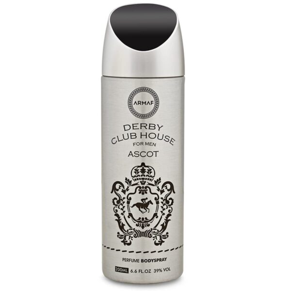 Armaf Derby Club House Ascot Deodorant Body Spray For Men 200 ML - Fast Shipping to USA & Canada