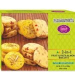 Karachi Bakery 2 in 1 Fruit Pista Almond Biscuits - Fast Shipping to USA & Canada