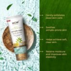 WOW Skin Science Neem & Hyaluronic Acid Pimple Care Face Scrub | Anti-Bacterial | Unclogs Pores | Removes Impurities | Improves Skin Elasticity | Hydrates Skin | 100gms - Fast Shipping to USA & Canada - Image 5