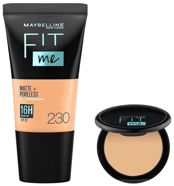 Maybelline New York Liquid Full Coverage Foundation For All Skin Types oil, Matte & Poreless Natural Buff & Warm Nude, 8G, Pack Of 1 - Fast Shipping to USA & Canada