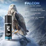 Beardo Falcon Perfume Deo 150ml | Amber Fresh Musk | Deodorant | Body Spray For Men | Long Lasting Fragrance | Gift For Brother | Gift For Friends - Fast Shipping to USA & Canada - Image 5