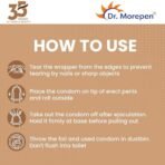 Dr. Morepen Exygra Condoms- Ultra-thin, Lubricated, Extra Dotted, Chocolate Flavour (30 Count (Pack of 10) - Fast Shipping to USA - Image 7