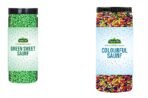 Organic Bites Combo of Sugar CoatedFennel Seeds Colourful saunf and Green Saunf 200 gm each Total 400 gm (Jar Pack) - Fast Shipping to USA & Canada