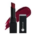 SUGAR Cosmetics Nothing Else Matter Longwear Lipstick for Women | Lasts Up To 8+ Hours| Enriched with Vitamin E | 100% Vegan | 3.2gm - 14 Red Herring - Fast Shipping to USA & Canada