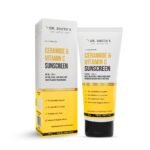 Dr. Sheth's Ceramide & Vitamin C Sunscreen | In-Vivo Tested | SPF 50+ Pa+++ | For Bright Skin & Healthy Glow | Non-Greasy, Quick-Absorbing | No White Cast | UVA/B & Bluelight Protection | For Men & Women | For All Skin Types | 80g - Fast Shipping to USA
