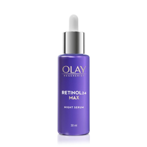 Olay Retinol24 Max Night Serum l Visibly Reduces Fine Lines in 7 Nights | Max Repair, Max Hydration l No Redness or Irritation | Fragrance Free l Normal, Oily, Dry and Combination Skin l 30ml - Fast Shipping to USA & Canada