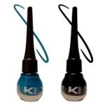 KINDED Eye Liner Liquid Waterproof Smudgeproof Longlasting Insta Bold Look Intense Colour Pigments Quick Drying Eyeliner Combo (5 ml each, Matte Finish, Midnight Black & Teal Green) - Fast Shipping to USA & Canada
