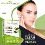Attar Ayurveda Neem powder for Face, Skin and Hair (200 grams) | 100% Natural, No Preservative | Ideal for Face Pack, Hair Pack and Eating - Image 5