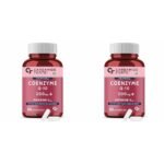 Carbamide Forte Coenzyme Q10 (CoQ10) 200mg with Piperine 5mg ? 60 Capsules (Pack of 2) - Fast Shipping to USA