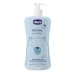 Chicco Natural Sensation Baby Bodywash & Shampoo with Aloe & Chamomile, 500 ml |Ultra Soft Hair & Deeply Nourished Skin |No Tears Formula |No Harmful Ingredients |Dermatologist & Pediatrician Approved - Fast Shipping to USA & Canada