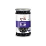 Berries And Nuts Dried Blueberry Plum | Dehydrated Plum, Dried Fruit Plums | 250 Grams | 1 Bottle of 250 Grams - Fast Shipping to USA & Canada