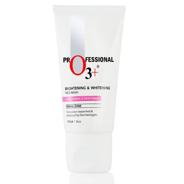 O3+ Brightening & Whitening Face Wash with Cucumber and Aloe Vera Extracts For Sensitive & All Skin Type (100ml) - Fast Shipping to USA & Canada