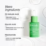 Foxtale 2% Salicylic Acid AHA BHA Exfoliating Serum with Niacinamide, Fights Acne, Reduces Blackheads & Whiteheads, Reduces Excess Oil & Bumpy Texture, For Oily, Acne Prone Skin, Men & Women, 30 ml - Fast Shipping to USA & Canada - Image 4