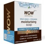 WOW Skin Science Wild Aqua & Ceramide Soap | Purifies & Softens Skin | Cools & Tones | Energizing Cleanser | Neutralizes Body Odor | Invigorates Senses | Infused with Menthol & Ceramide | Pack of 3 - Fast Shipping to USA & Canada - Image 3