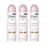 Dove Female Eventone Floral Scent Liquid Deodorant, 150 Ml (Pack Of 3) - Fast Shipping to USA & Canada