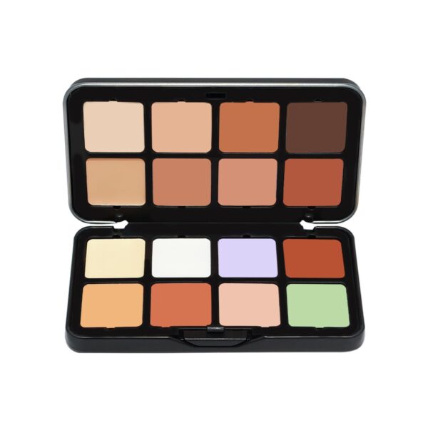 Fashion Colour Glamorous Full Coverage Concealer Corrector Contour Palette | Creamy texture Moisturizing & Lasting | Easy To Blend & Lightweight Concealer For Face Makeup (32gm) - Fast Shipping to USA & Canada