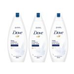 Dove Deeply Nourishing Body Wash|| With Moisturisers For Softer|| Smoother Skin|| 250 ml (Pack of 3) - Fast Shipping to USA & Canada