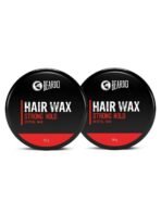 Beardo Stronghold Hair Wax, 50gm (Pack of 2) | Crystal Hair Wax | Hair Wax Men | Styling Wax | Glossy Finish | Shine | Strong Hold, Restylable Anytime, Easy Wash Off Hair Wax - Fast Shipping to USA & Canada