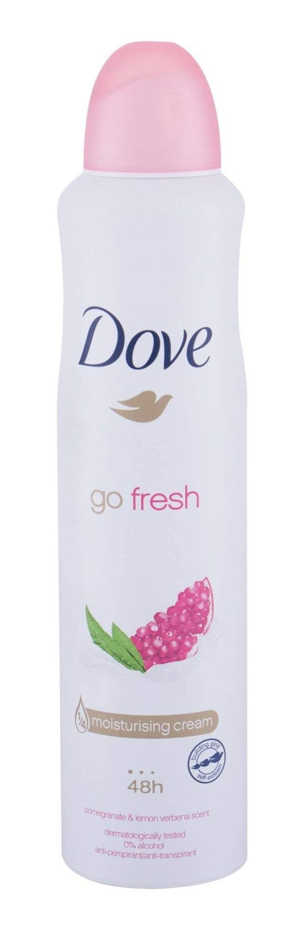 Dove Female Go Fresh Pomegranate Aerosol Antiperspirant Deodorant, 250Ml - Fast Shipping to USA & Canada