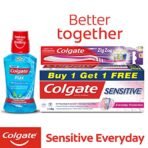 Colgate Sensitive Everyday Protection Anticavity Toothpaste - 80g (Buy 1 get 1 free) - Fast Shipping to USA & Canada - Image 5