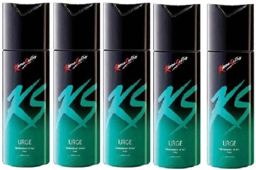 51c8mHDqcFL-1.jpg Kamasutra KS URGE Deodorant Spray Unisex 750 ml Pack of 5 - Fast Shipping to USA & Canada - Image 1