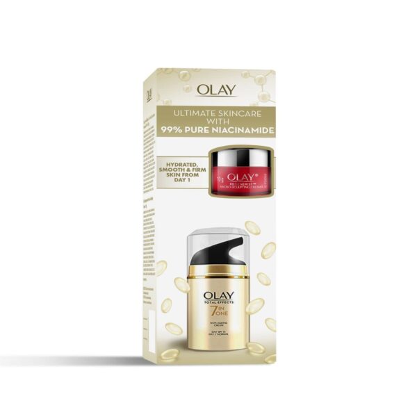 Olay TE Day Cream 50g + Olay Regenerist Micro-sculpting Cream Mini 10g ? Ultimate Skincare kit - Fast Shipping to USA & Canada