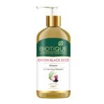 Biotique Onion Black Seed Shampoo For Fresh, Strong and Shining Hair, 300 ml | Hair Fall Control - Fast Shipping to USA & Canada