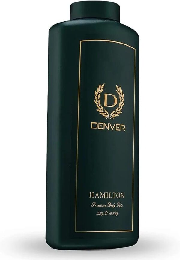 DENVER Hamilton Premium Body Talc- 100GM Each (Pack of 3) | Scented Talcum for Men