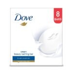 Dove Cream Beauty Bathing Bar With ? Moisturizing Cream To Give You Softer, Smoother Skin, 100 g (Pack of 8) - Fast Shipping to USA & Canada
