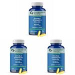 Carbamide Forte Double Strength Fish Oil 1000mg with Omega 3 600mg -120 Capsules (Pack of 3) - Fast Shipping to USA