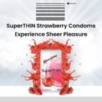 KamaSutra Superthin Strawberry Flavoured Condoms For Men 10 Count | Suitable for use with lubes & toys - Fast Shipping to USA - Image 5