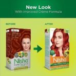 Nisha Cream Permanent Hair Color No Ammonia Cream Formula Permanent Fashion Highlights(60Gm+60Ml Each Pack) Copper Red (Pack Of 2) - Fast Shipping to USA & Canada - Image 3