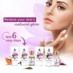 Ayouthveda D-TAN Six Steps Facial Kit for Tan Removal | D Tan Skincare Essentials For Clear Skin | Hydrates Skin With Cucumber, Aloe Vera & Green Tea | Remove Blemishes & Dark Spots (Pack of 1; 230g) - Fast Shipping to USA & Canada - Image 4