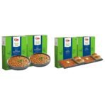 Gits Ready to Eat Dal Makhani, 600g (Pack of 2 X 300g Each) & Gits Ready to Eat Pav Bhaji, Pure Veg, Heat and Eat, Microwaveable, 600g (Pack of 2, 300g Each) - Fast Shipping to USA & Canada