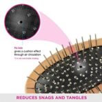 Vega Cushioned Hair Brush (India's No.1* Hair Brush Brand)with Steel Pin For Men & Women, All Hair Types (R2-CB) - Fast Shipping to USA & Canada - Image 6
