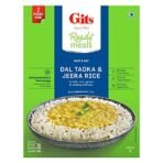 Gits Ready to Eat Jeera Rice & Dal Tadka Combo Meal, Pure Veg, Heat and Eat, 375g (Pack of 2) - Fast Shipping to USA & Canada - Image 3