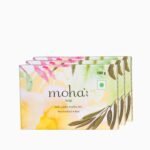 moha Herbal Soap A natural face & body cleanser! With Goodness Of Aloe Vera Gel, Basil & Neem used as bathing Soap, Face & Body Soap, Unisex Bathing Bar - 100gm each (Pack of 3) - Fast Shipping to USA & Canada