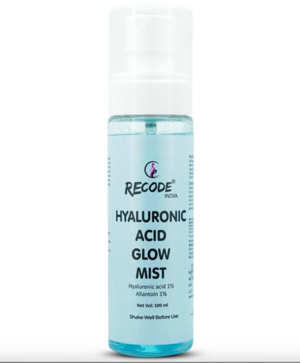 Recode Hyaluronic Acid Glow Mist 100ml | Intense Moisturization | Luminious Glow | Goodness Extracts of Papaya, Witch Hazel, Cucumber & Aloe Vera - Fast Shipping to USA & Canada